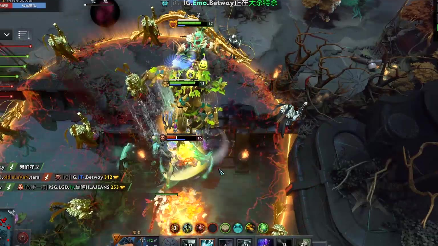 【精彩集锦】放手一搏双雄全场乱搏! iG vs LGD ESLOne中国区总决赛06.07窒息解说